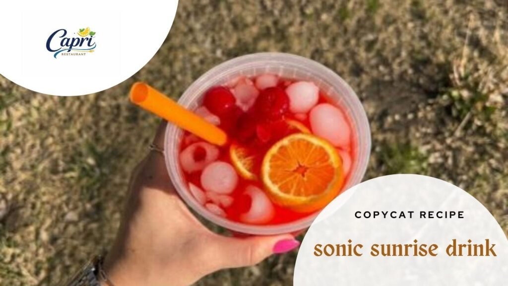 sonic sunrise drink recipe